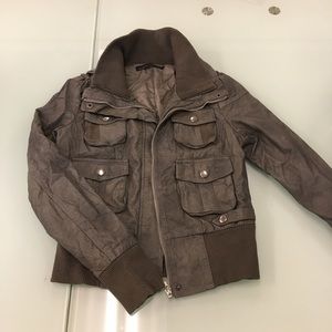 Never worn Signature 8 leather look jacket