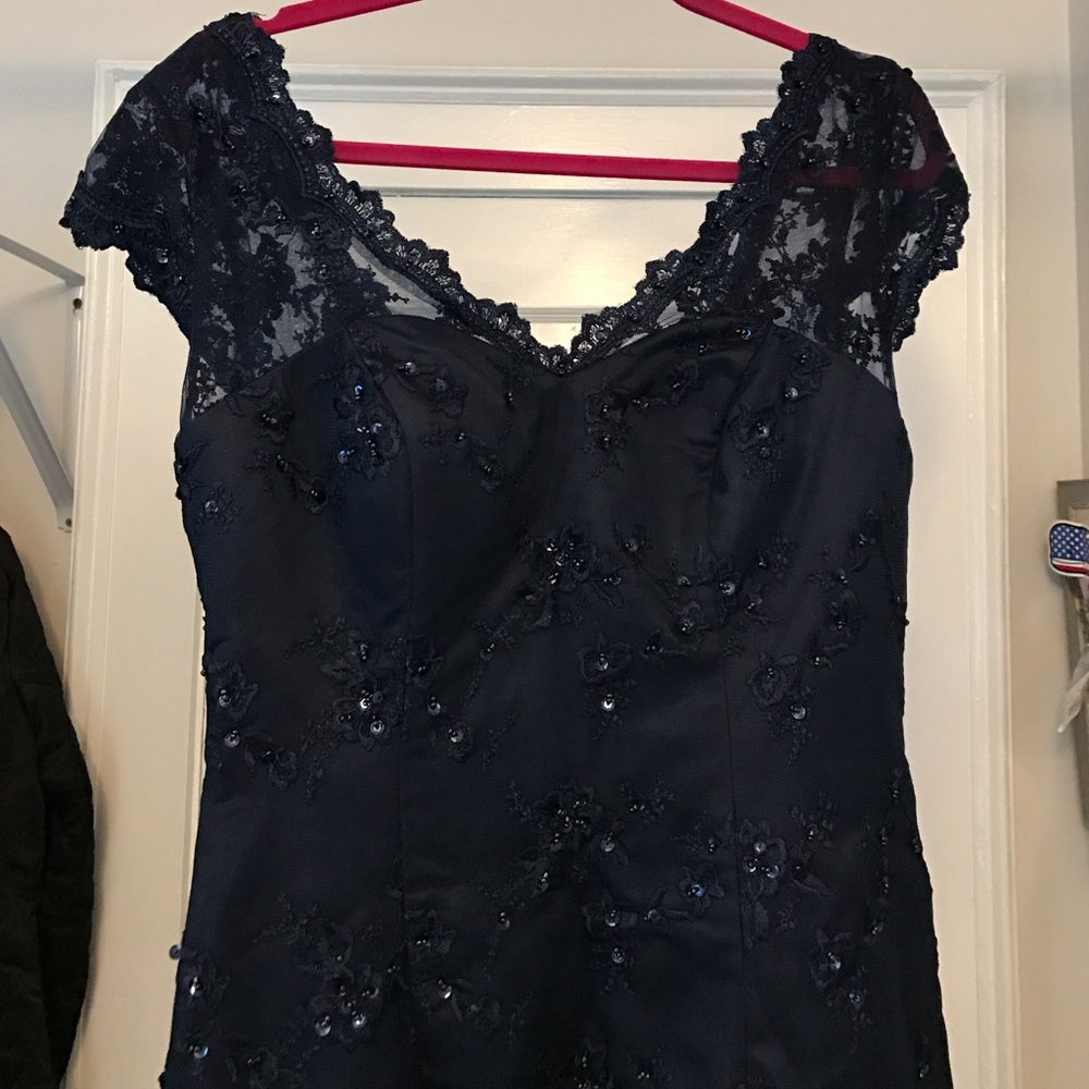 Blue gown