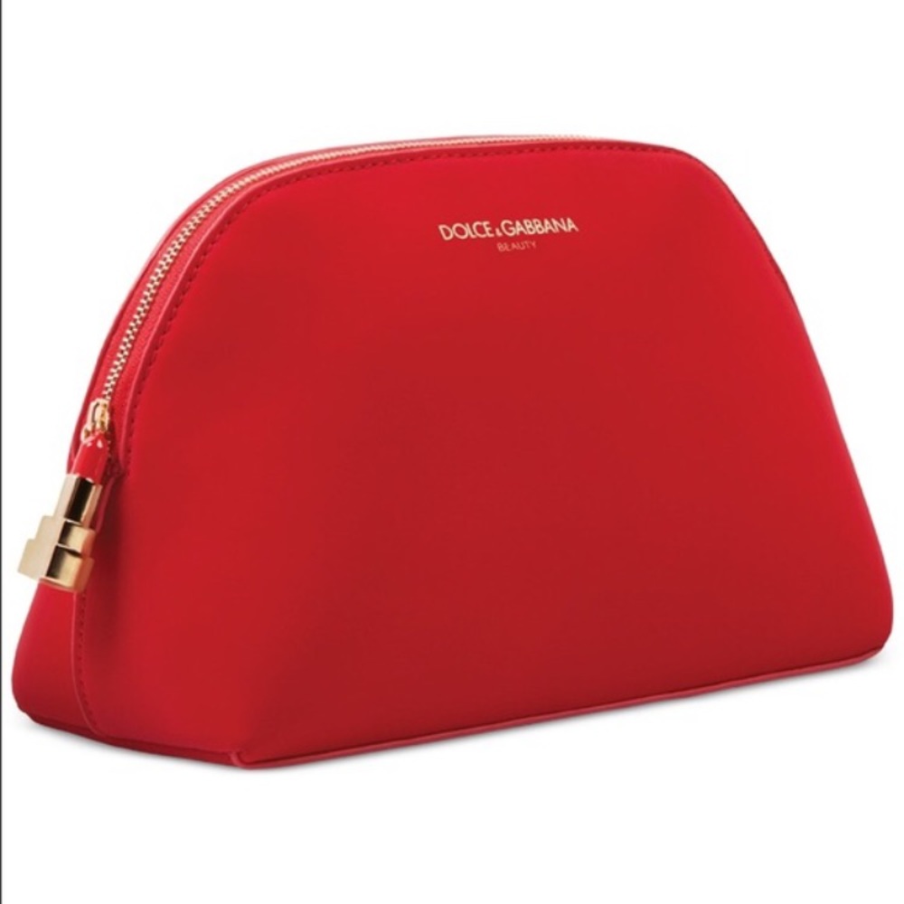 💄 NWB- Red authentic Dolce & Gabbana makeup bag!