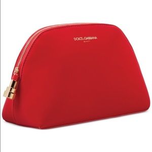 💄 NWB- Red authentic Dolce & Gabbana makeup bag!