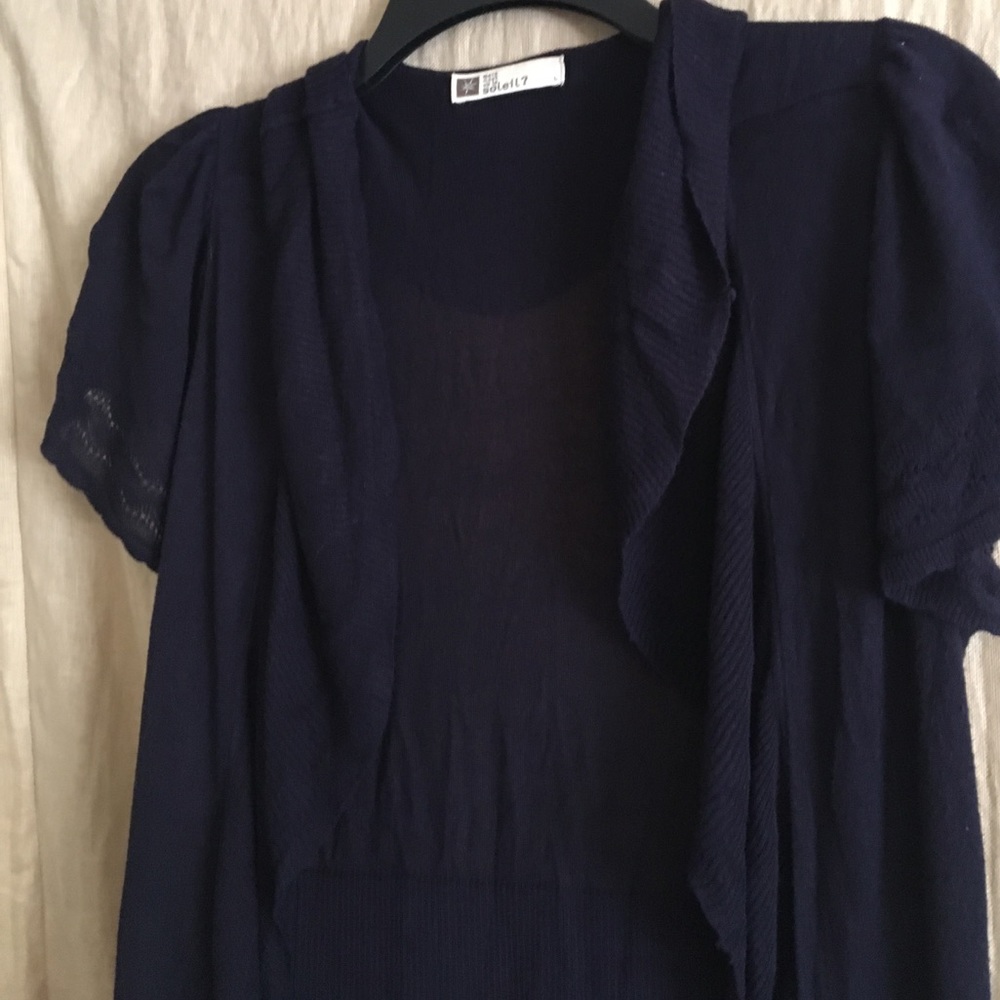 Ruffle Maxi length vest. Euro brand Ou Le Soleil