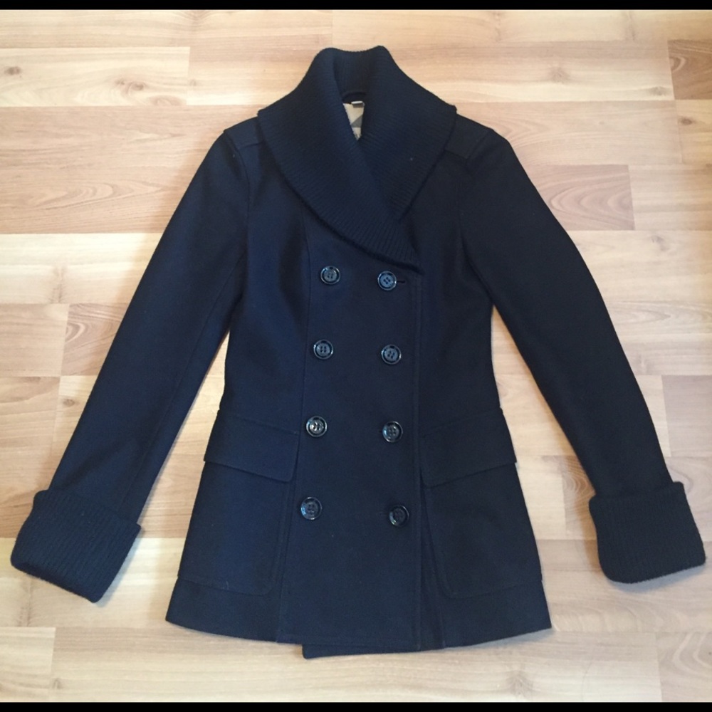 Burberry Black Wool Jacket