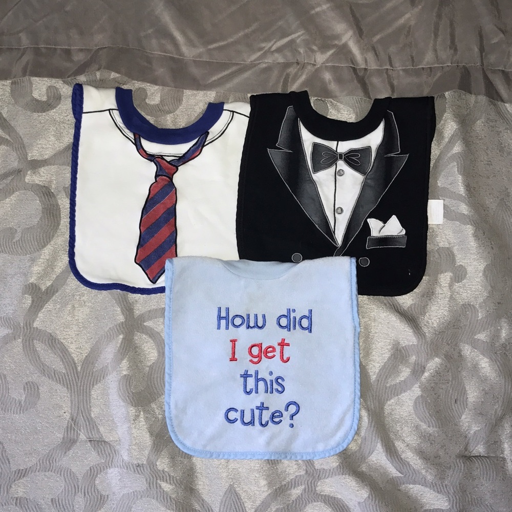 3 cute bibs