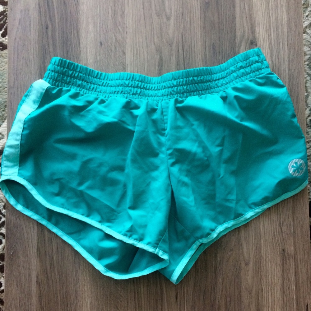 Turquoise Active Shorts