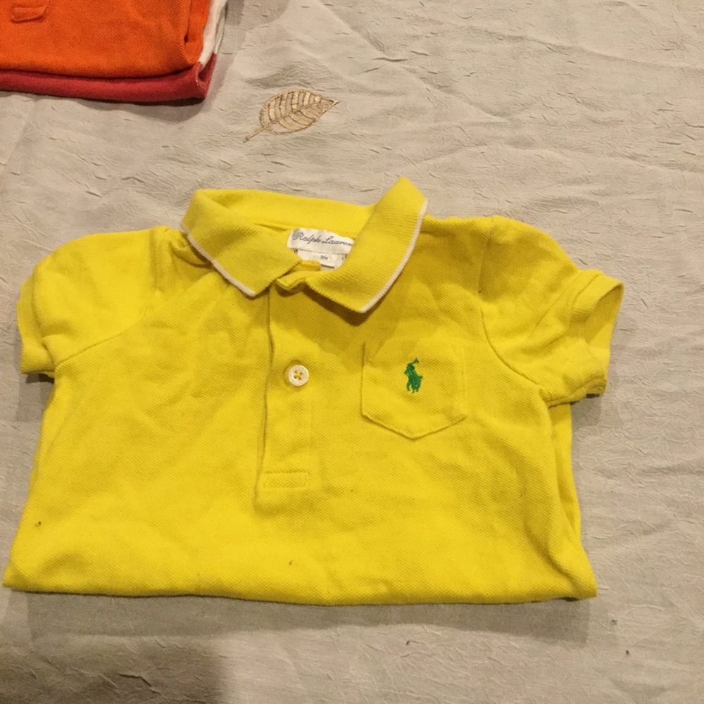 Bundle LOT 4 pairs POLO RL baby onesies 6-9m. - Picture 3 of 5
