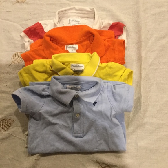 Bundle LOT 4 pairs POLO RL baby onesies 6-9m. - Picture 1 of 5
