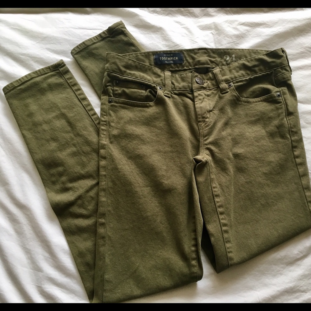 J. Crew toothpick ankle jeans - nvr worn! Size 24