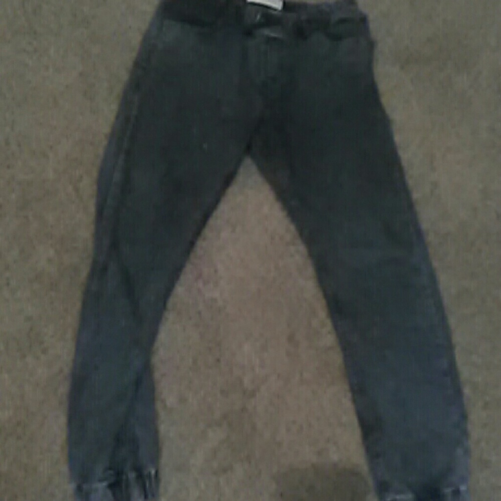 Denim joggers