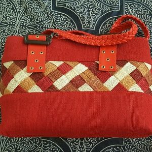 Woven Shoulder Bag