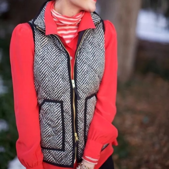 J. Crew Jackets & Blazers - ❌SOLD❌ J Crew RETAIL Herringbone Excursion Vest