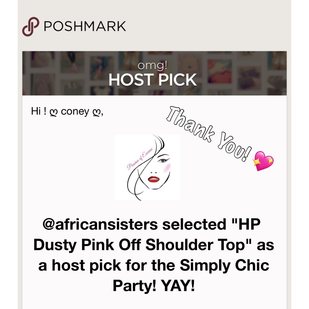 HP 5X 💖 Dusty Pink Off Shoulder Top - Picture 3 of 5