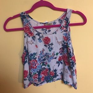 🌸 Host Pick 🌸 Anthropologie Floral crop top