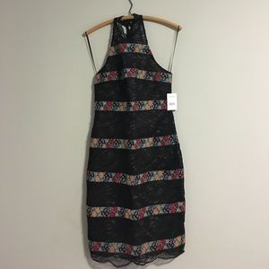 NWT Free People Black Lace Cocktail Dress Size 2
