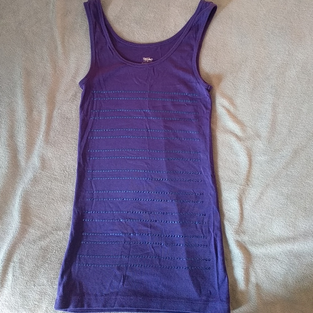 Sequin tank top