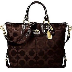 COACH Madison Julianne Choc Brown Tote