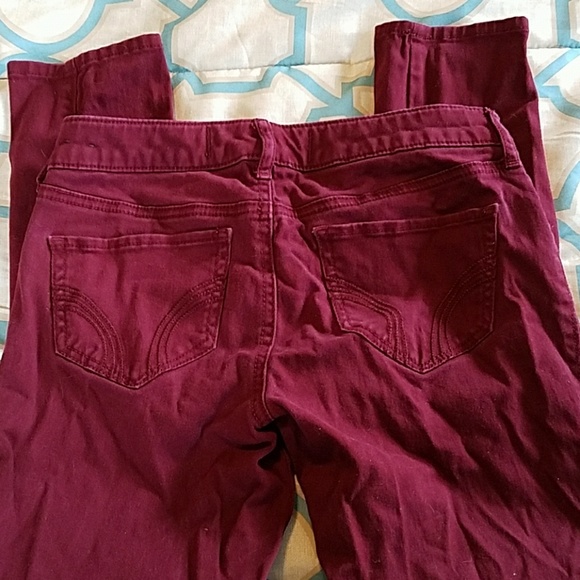 🚫❌SOLD❌🚫Maroon skinny - Picture 2 of 4