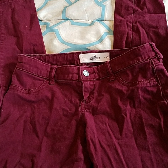 🚫❌SOLD❌🚫Maroon skinny - Picture 3 of 4