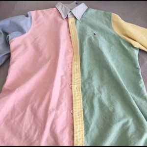Colorblock Ralph Lauren Custom Fit Top