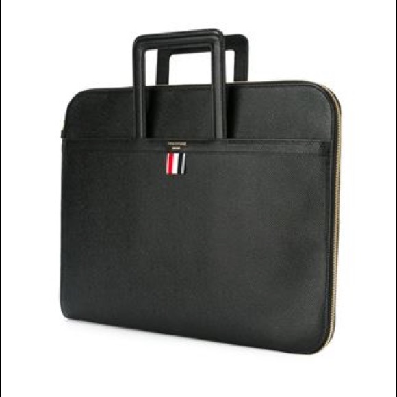 THOM BROWNE flat briefcase - Picture 1 of 4