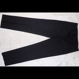 Murano Blue Plaid Trouser Pants