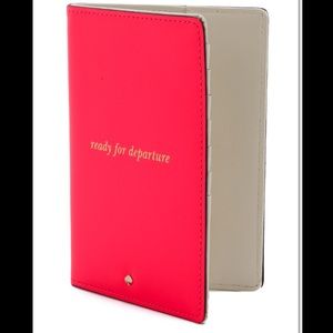 Kate Spade Leather Passport Holder Used ONCE
