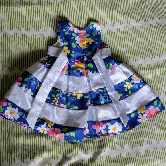 EUC Toddler 18 month floral formal dress - Picture 4 of 5