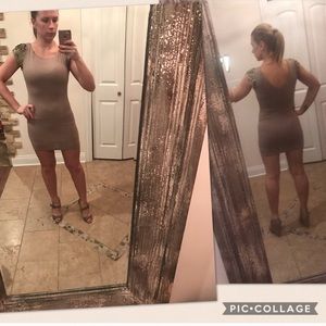 Forever 21 tan dress