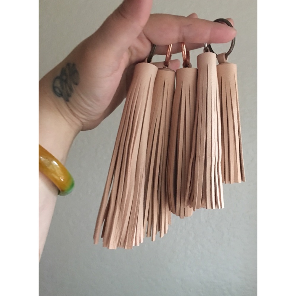 Vegetable Tanned Leather Tassel