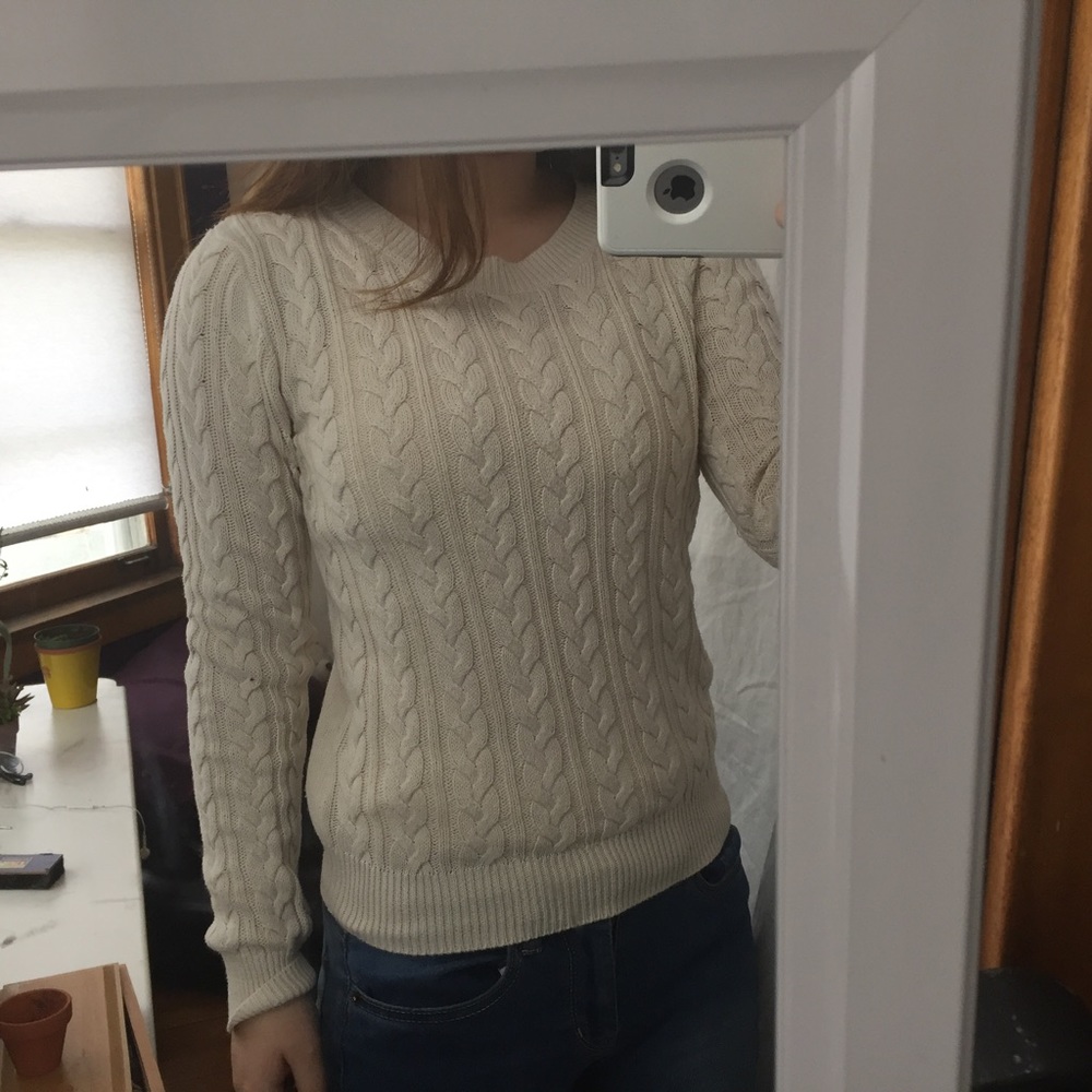 Cable-knit Sweater