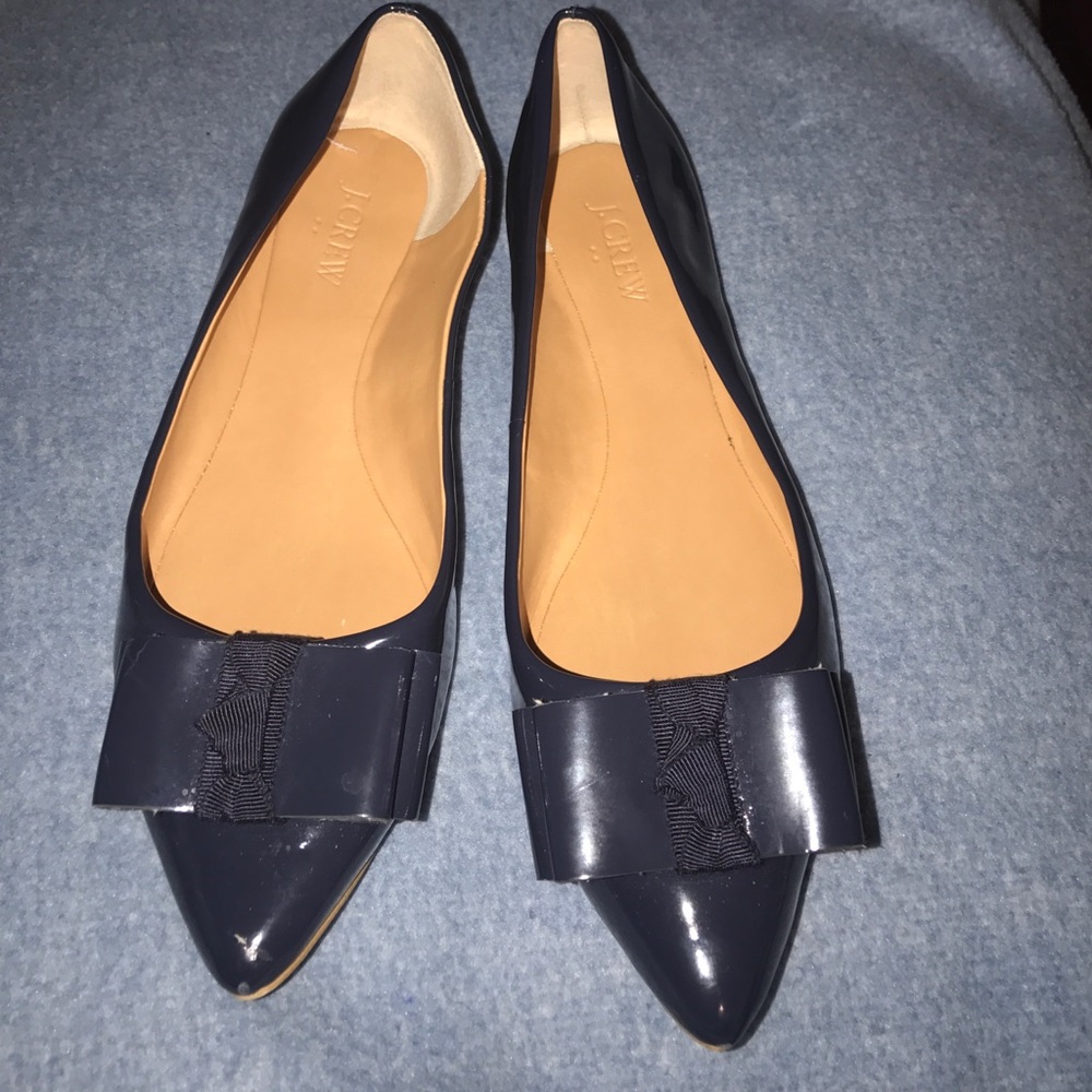 J. Crew navy flats