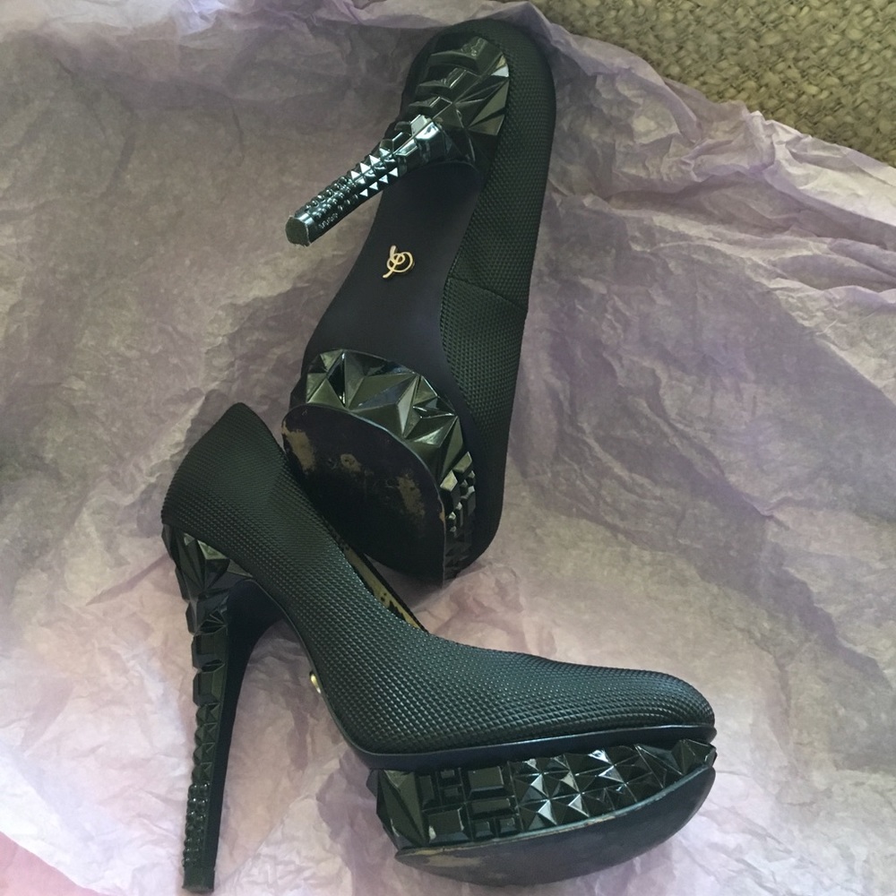 Rachel Roy Black Stiletos