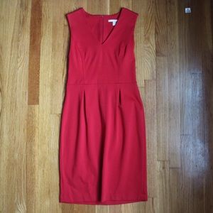 Classic Red Banana Republic Dress