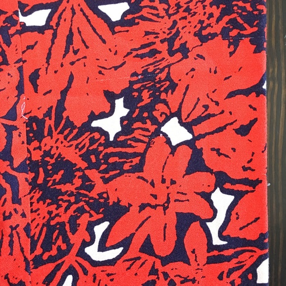 Ella Moss Jungle Floral Flare Retro Look Pants - Picture 6 of 6