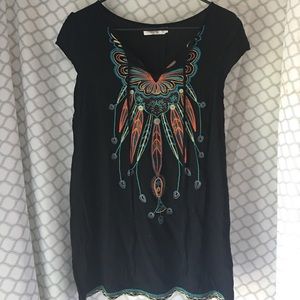 Long shirt or short boho dress