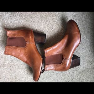 Frye Tan Leather Boots