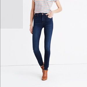 Madewell high rise skinny jeans!