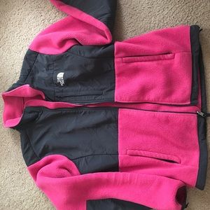 Pink and Grey North Face