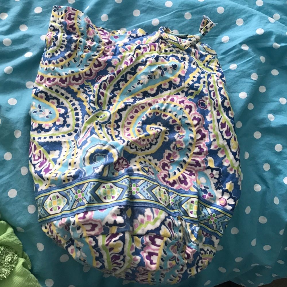 Vera Bradley drawstring ditty bag