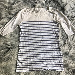 J crew striped painters tee