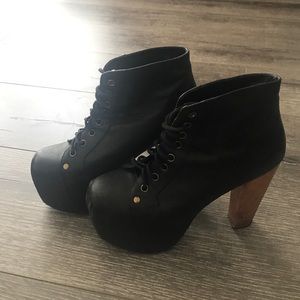 Jefferey Campbell ankle platform botties