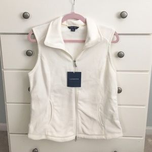 Lands End Vest - Ivory