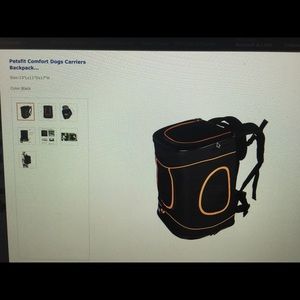 Dog carrier, back pack