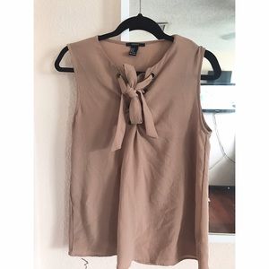 Simple brown and nude shirt