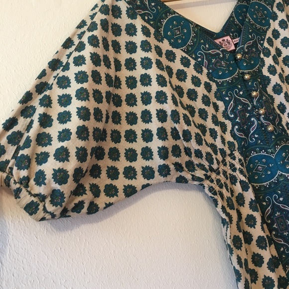 NWOT Juicy Couture paisley & floral design top 🎀 - Picture 3 of 4
