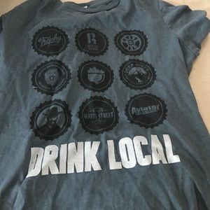Drink local women t shirt