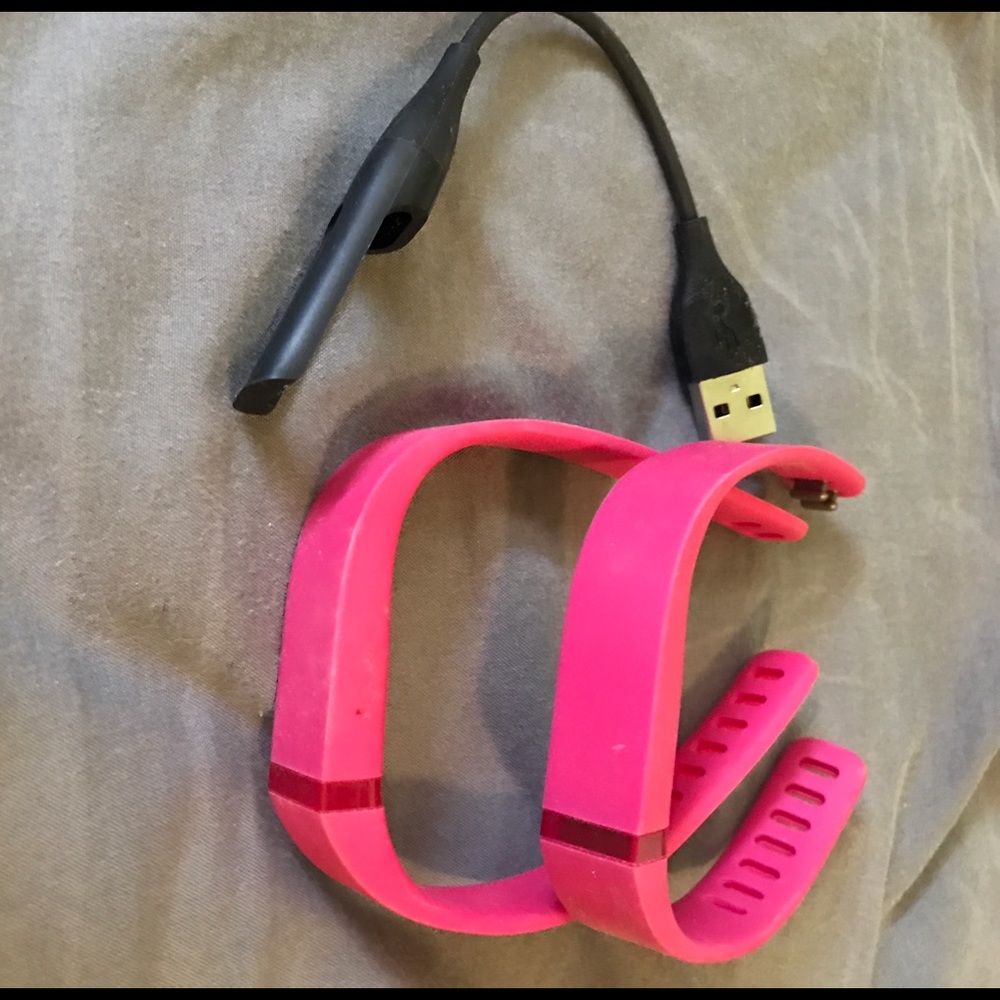 Fitbit charging station and two bands