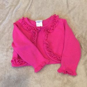 Hot Pink Sweater Shrug - Size 4 - Girls