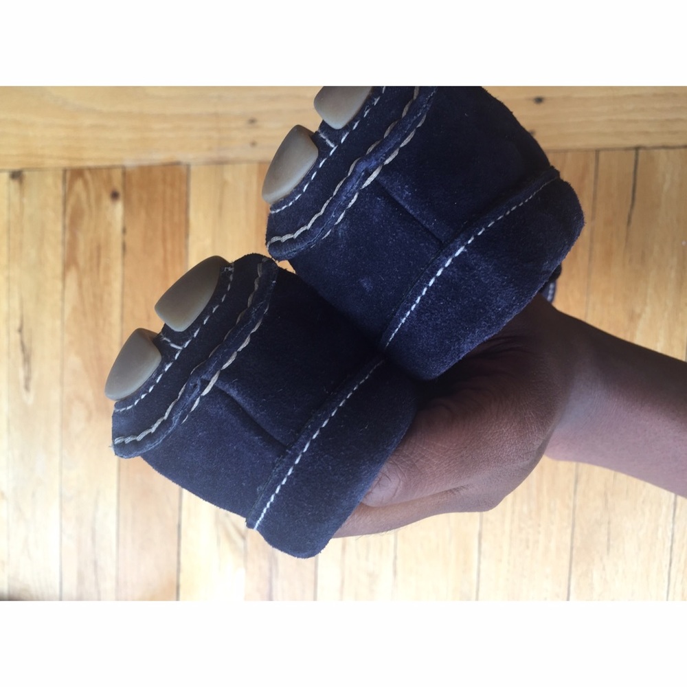 SOLD Prada Blue Suede Loafers - Picture 2 of 4