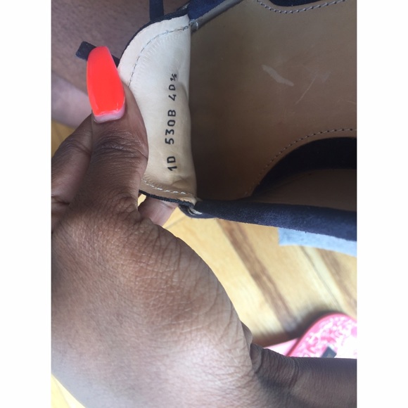 SOLD Prada Blue Suede Loafers - Picture 4 of 4