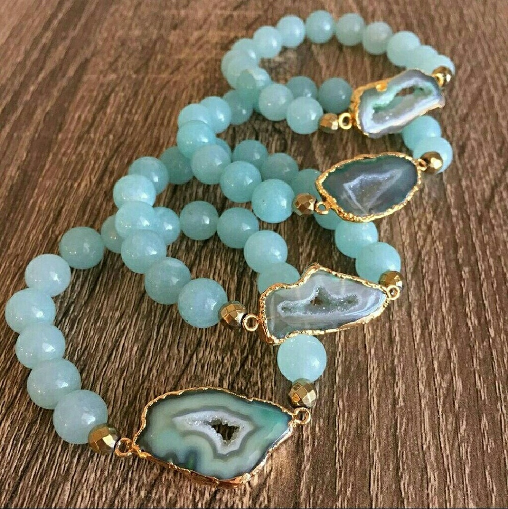 Handcrafted 22k gold plated bracelet